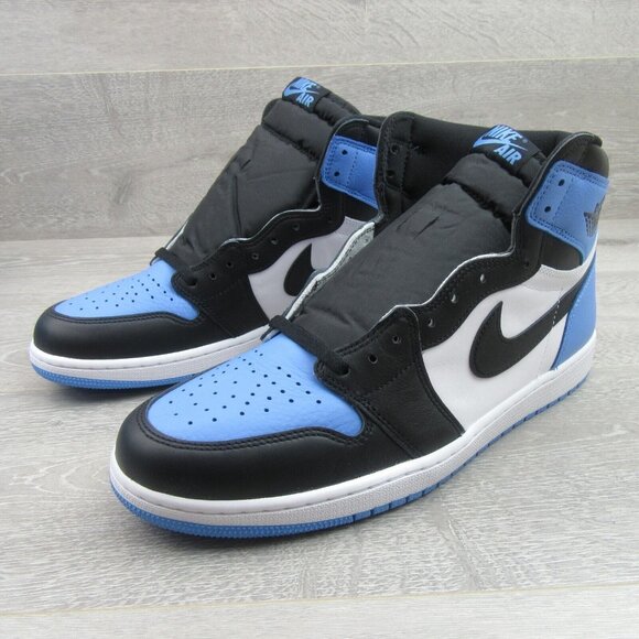 Air Jordan 1 Retro HI OG UNC Mens Size 10.5 University Blue Black NEW - Picture 4 of 14